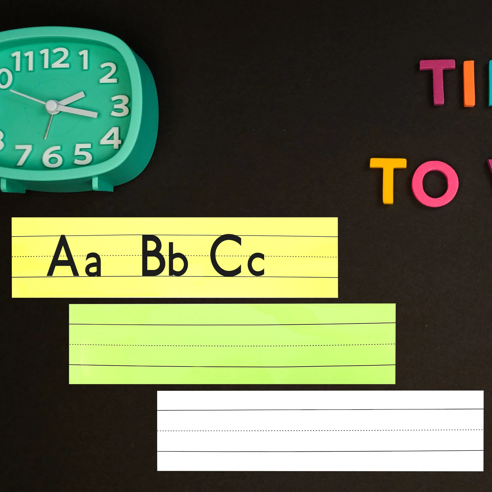 

3Pcs Magnetic Sentence Strips Lined Design Magnetic Notepads for Refrigerator Dry Erase Strips Multi Purpose Labels