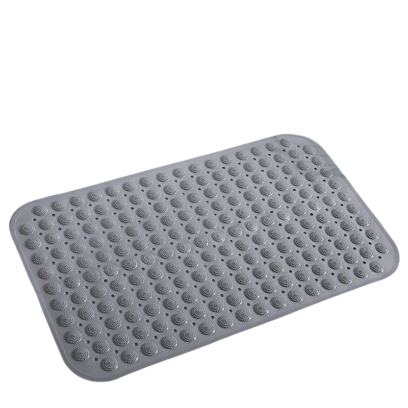 Bathroom Non-slip Mat Hotel PVC Suction Mat Household  Bath Mat Toilet  Massage Foot Mat