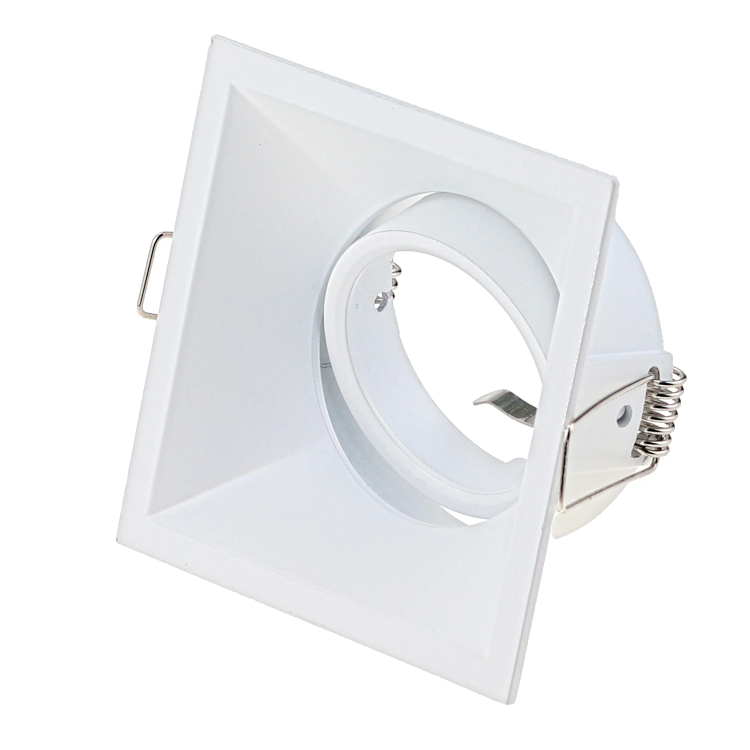 JOYINLED White/Black Modern Aluminum Alloy LED Ceiling Light Frame MR16 GU10 Spot Lights Bulb Fixture Square Downlights Holder