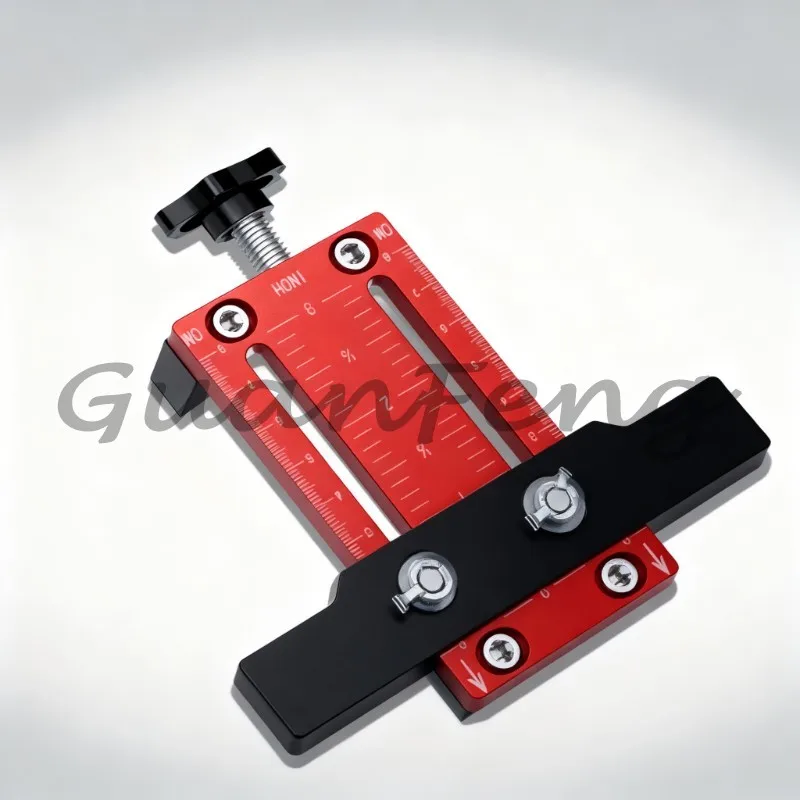 T0925 Steel Right Angle Clamp, Woodworking 90° Locator Fixing Tool for Wood Cutting Processing Machinery