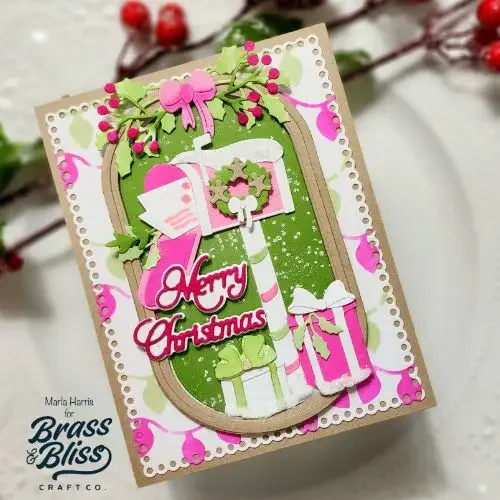 البونسيتة عيد الميلاد ندفة الثلج هولي يهتف المزارعين بلوم بوغس قطع معدنية يموت واضح Stamps Stencil DIY بها بنفسك سجل القصاصات الحرفية