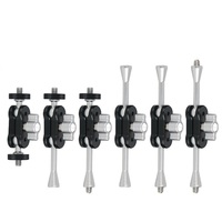 Adjustment Double 360° Ball Heads Magic Arm Holder with 1/4'' Screw Mount for Camera Video Light Monitor Photography GoPro Phone