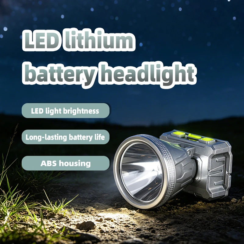 LED Outdoor Headlight Type-C Fast Charging Powerful Flashlight Waterproof Outdoor Fishing Headlight