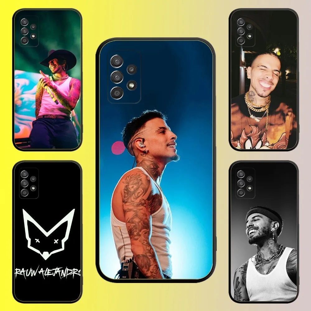 Rapper R-Rauw A-Alejandro Phone Case For Samsung Galaxy A13,A21s,A22,A31,A32,A52,A53,A71,A80,A91 Soft Black Shell