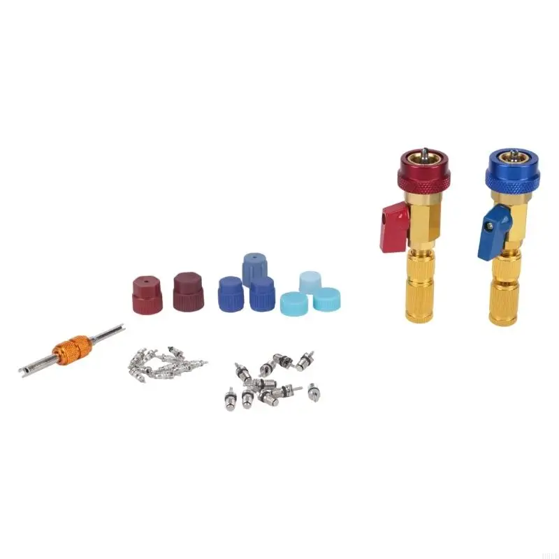 R134a Automotive Cooling Service Set, Handheld Removal Equipment with Knurled Grip and Control Knob for Vehicle Maintenance H9EE