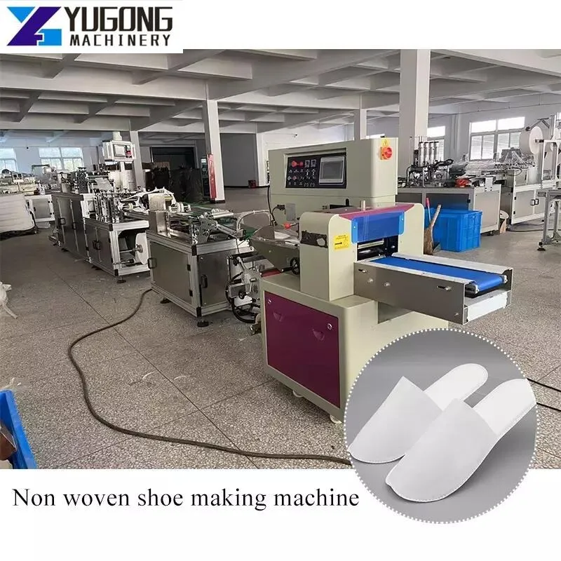 YG High Frequency Slipper Production Line Slipper Printing Machine Disposable Luxury Hotel Slippers Making Machine