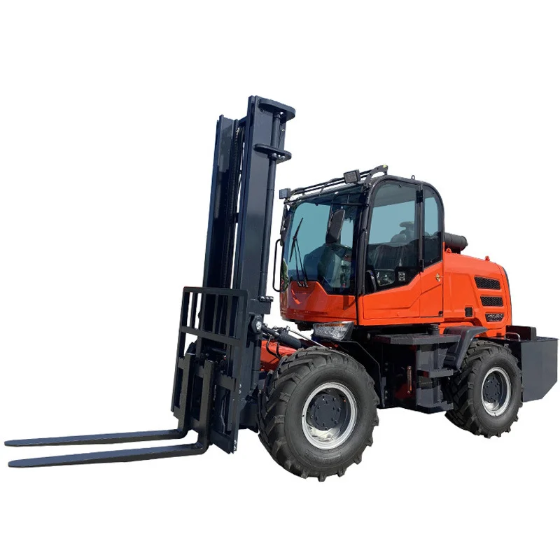 Lifting Height Customizable 2-10 Ton Off-road Forklifts Seat-driven Internal Combustion Forklift Handling Vehicle
