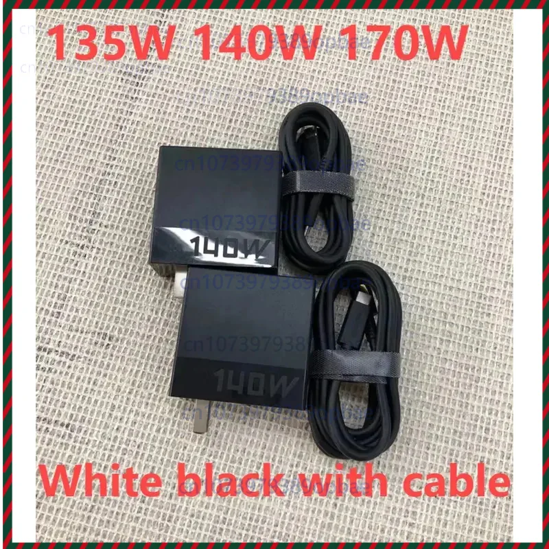 

Оригинальный LA140 LA135 LA170 для Lenovo 135 Вт 140 Вт 170 Вт USB-C адаптер GaN C140 PD 3.1 зарядное устройство для быстрой зарядки с кабелем 150 см