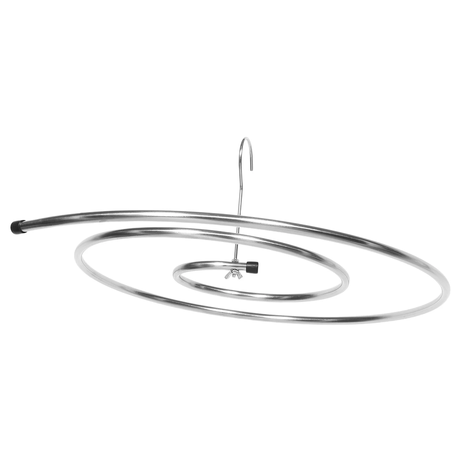 

Spiral Laundry Hanger 12Mm Stainless Steel Space Saving Foldable Drying Rack for Quilts Blankets Towels Bedspreads Home Garden