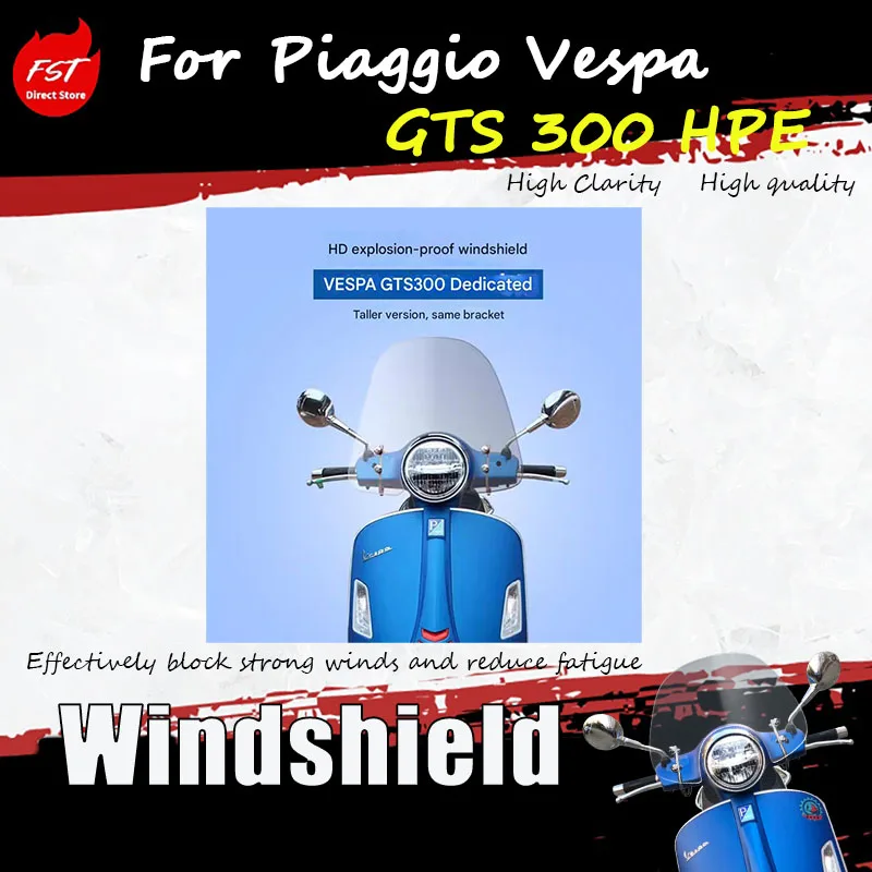 

Оригинальная панель ветрового стекла для Vespa GTS 300 HPE с улучшенным эстетическим дизайном и функциональностью