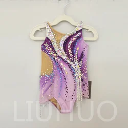 LIUHUO Rhythmic Gymnastics Leotard Competitive Cheerleading Performance For Children