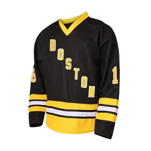 Imagen 2 del producto Hombres # 18 Happy Gilmore 1996 Película Adam Sandler lce Camiseta de hockey cosida