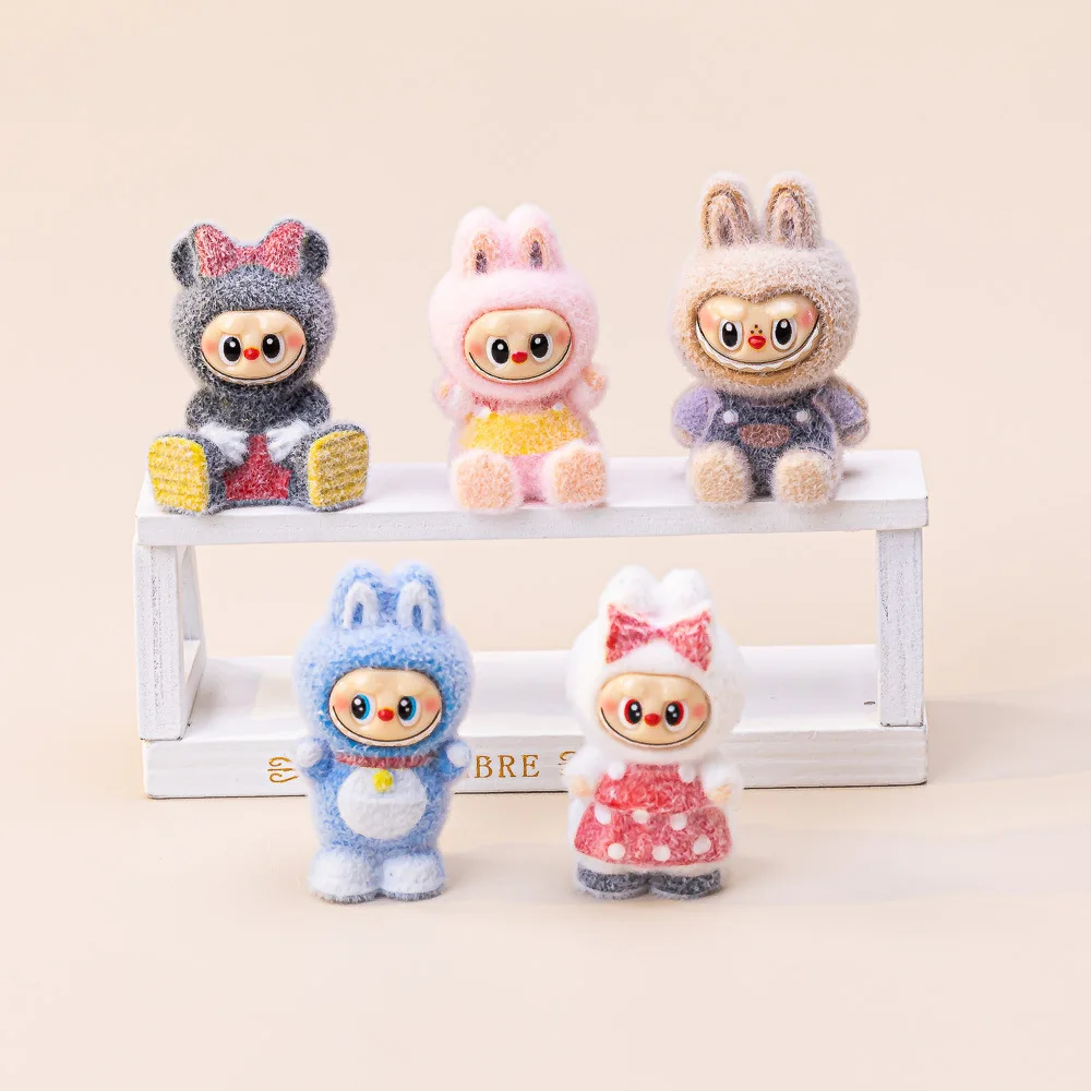 

New labubu diy jewelry accessories, resin small ornaments, figurines, pendants and girls' gifts