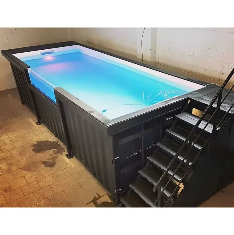 Prefabricated Above‑Ground Container Pool Matchable Filtration Accessories Water Unit Build Stable Clean Circulating Swimming