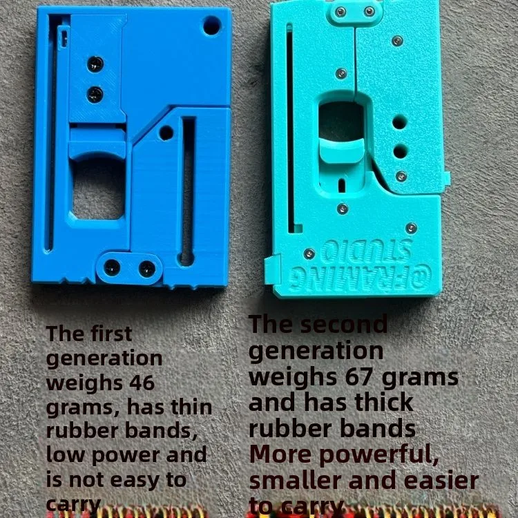 3D Print Foldable Magic Joint Card Slingshot Outdoor Toy Increased Weight Thickness MagaPivot Card EDC Pocket Target Shooting