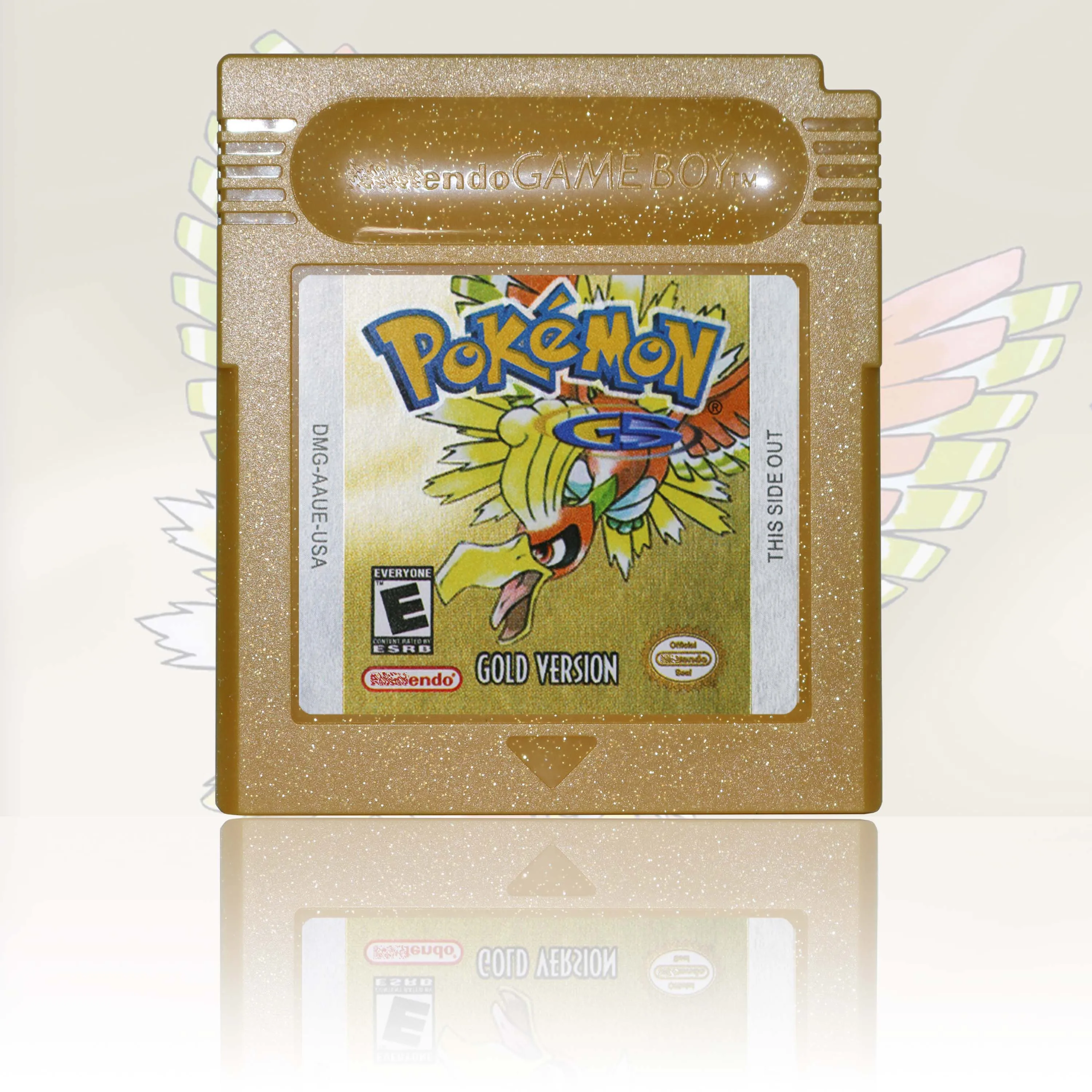 Kartrid Game GBC Kartu Video Game GBC Versi AS Pokemon Biru/Kristal/Hijau/Emas/Merah/Perak/Kuning Kualitas Tinggi dengan Baterai