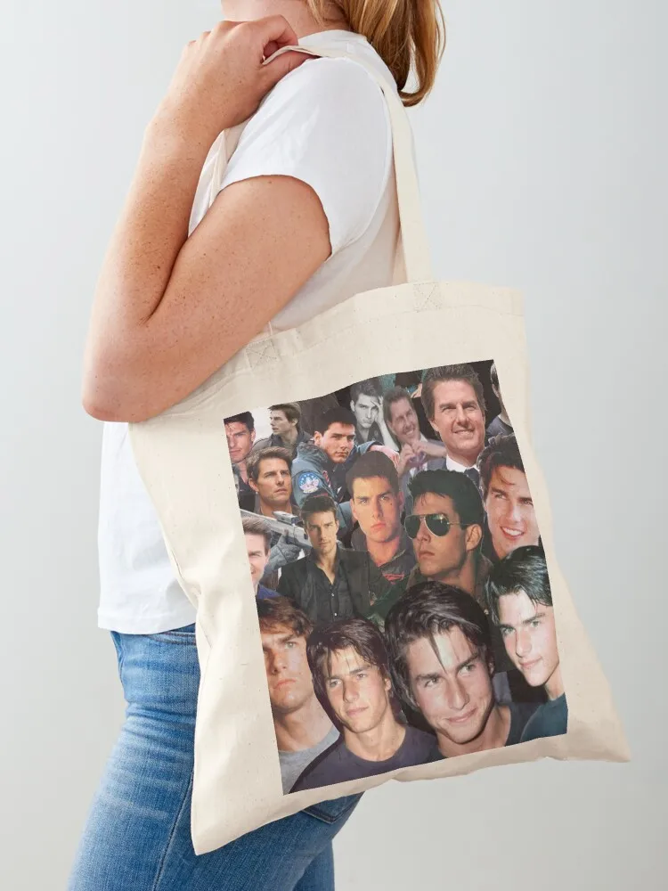 

Tom Cruise Tote Bag eco bag folding hand bags bag for beach Women's bags