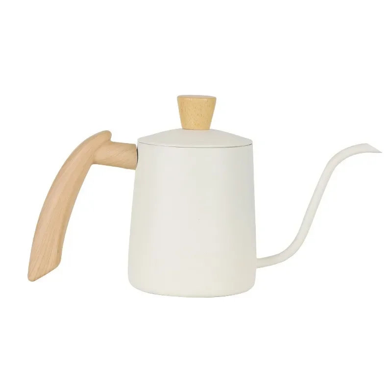 Stainless steel hotel household coffee utensils ear-hanging long mouth kettle
