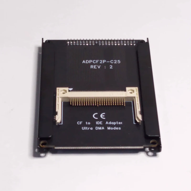 44-Pin PATA CF To IDE Adapter Card Dual CF Card Slots 2.5-Inch Case Suitable for 2.5 IDE Hard Drives