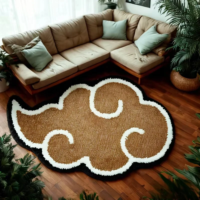 VIKAMA Healing Clouds Carpet Bedroom Living Room Sofa Area Decorative Cushion Ins Style Warm Home Decoration
