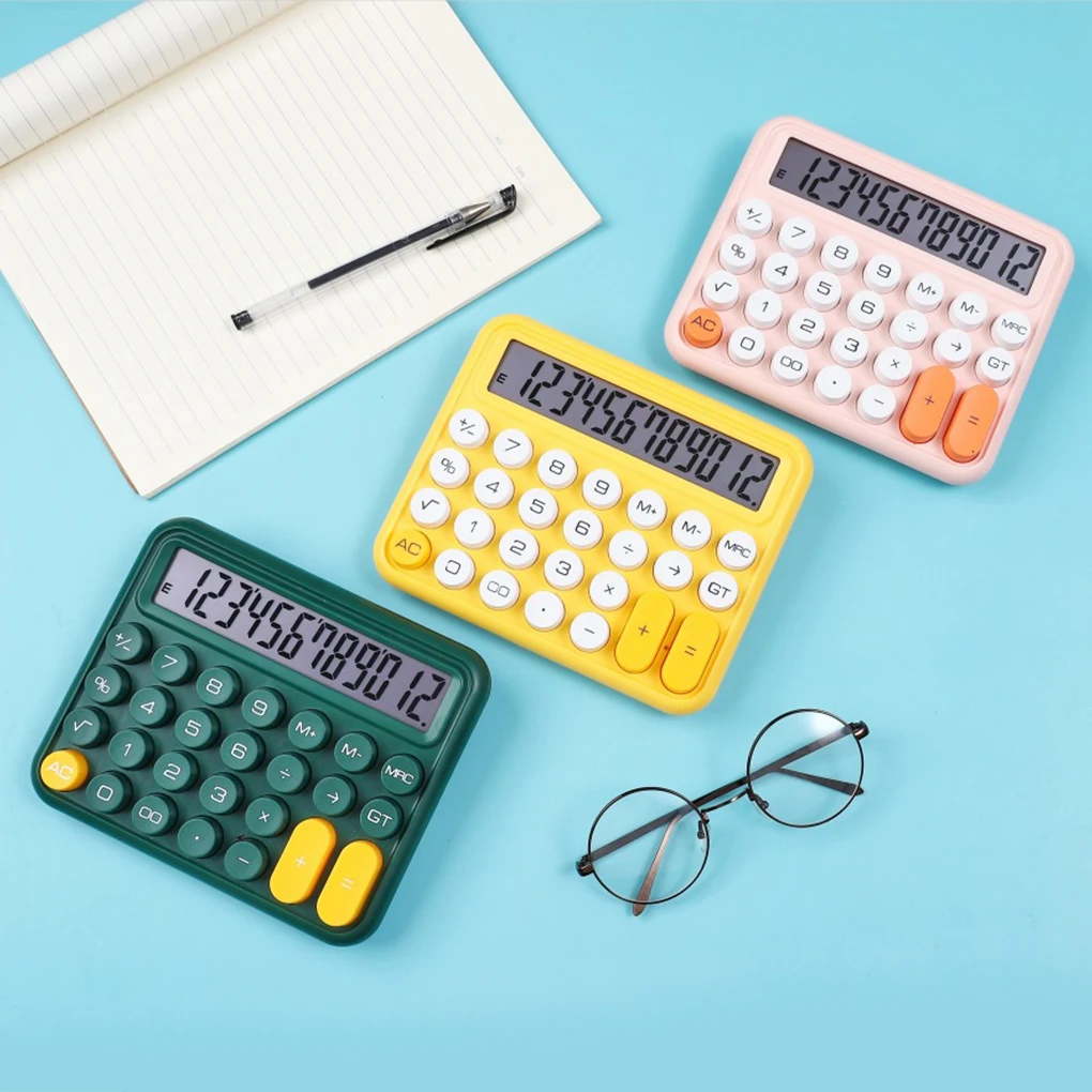 Cost-effective Desktop Calculator For Accurate Calculations Automated Calculator Mechanical Secure yellow