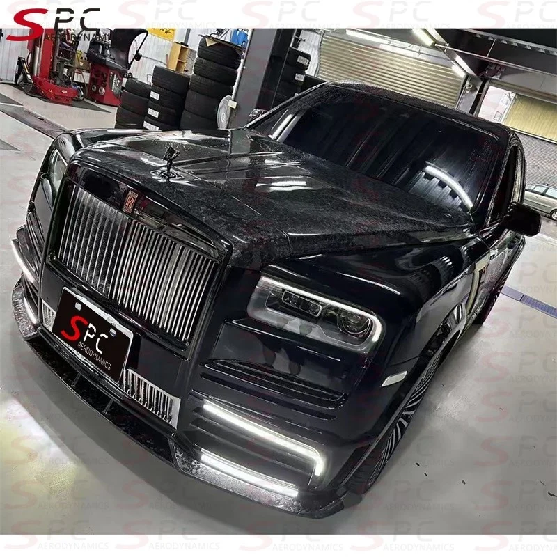 SPC M Style V2 Dry Carbon Fiber Body Kit For Rolls Royce Cullinan Carbon Fiber Tuning Body Kit For Cullinan Car Front Bumper