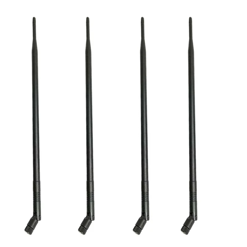 B27B 4PCS 9Dbi RP-SMA Dual Band 2.4Ghz 5Ghz High Gain Wifi Router Wireless Tilt Antenna