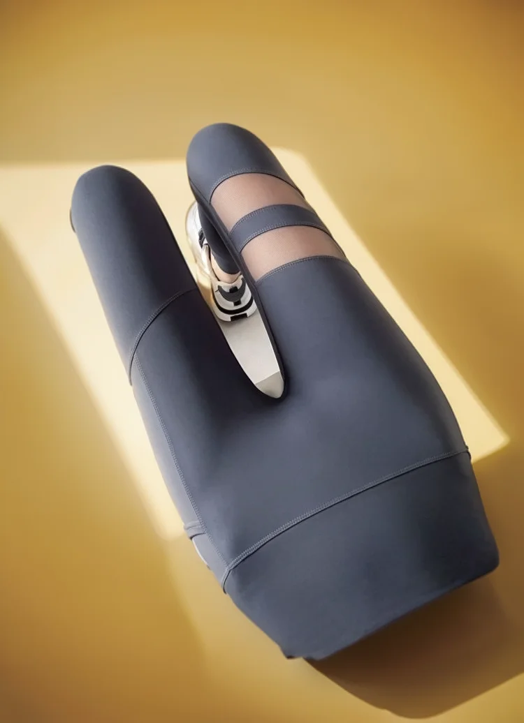 طماق للنساء مضلع Scrunched التنفس بحرية اليابانية منتصف الخصر سميكة رفع عالية Ootd عالية الجودة Tush-up الرياضة الصلبة