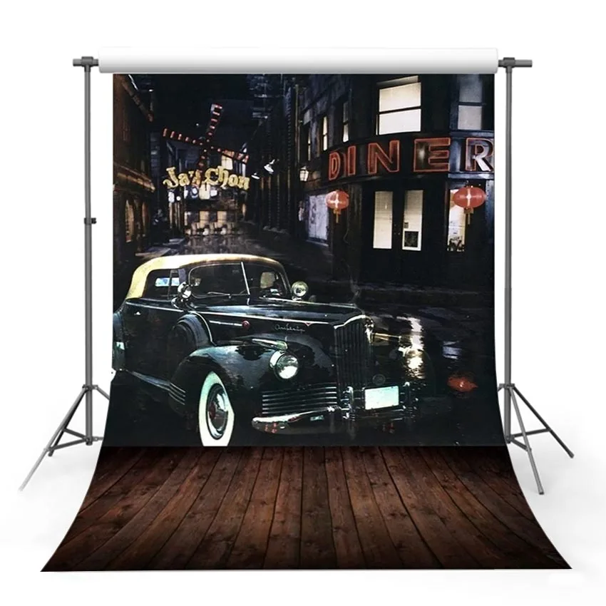 

Artistic Background Photography Backdrops Vintage Car Street Buildings Wooden Floors Boys Child Adult Portrait Scene City Studio