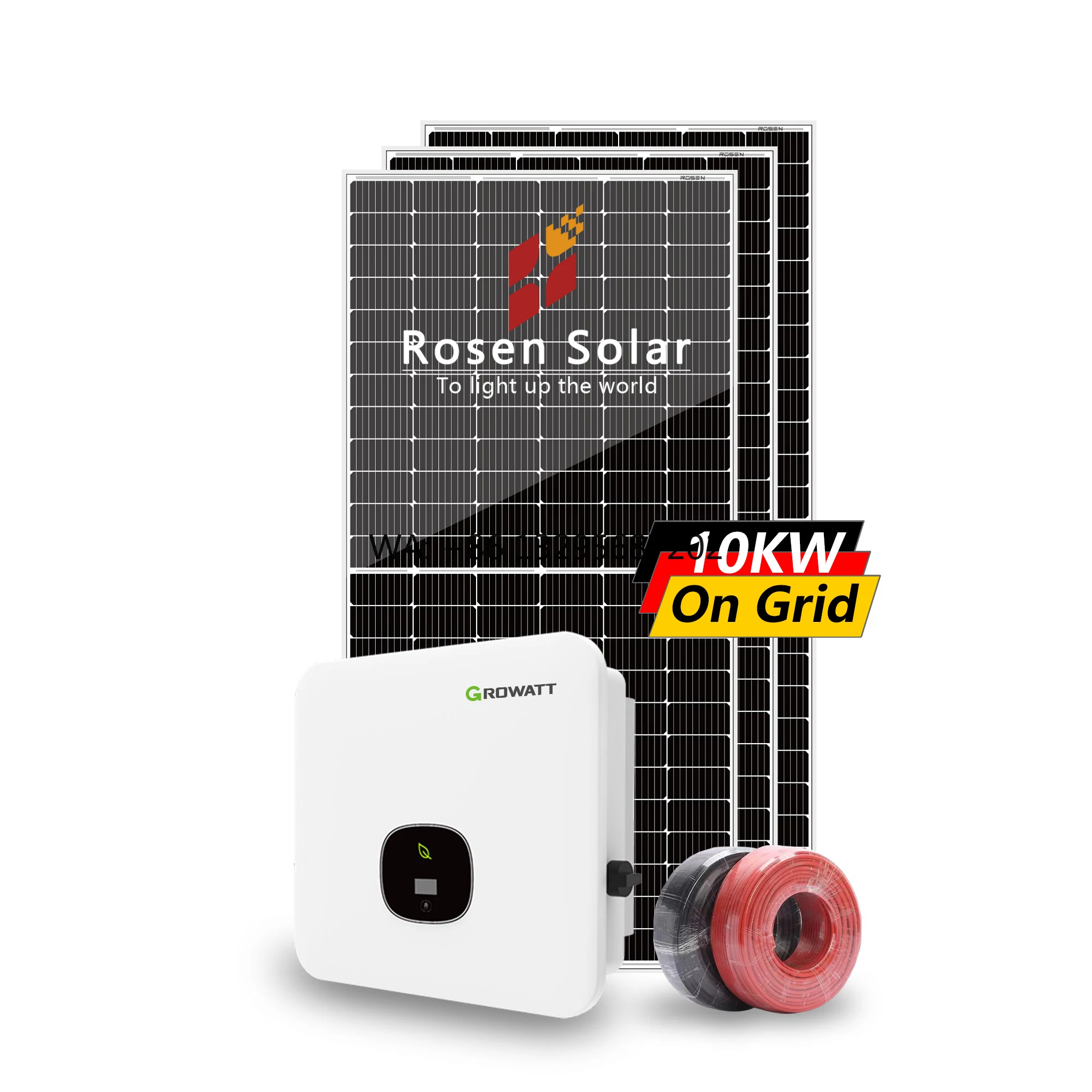 

10KW PV Module and Inverter Kit for Residential Installation Solar System