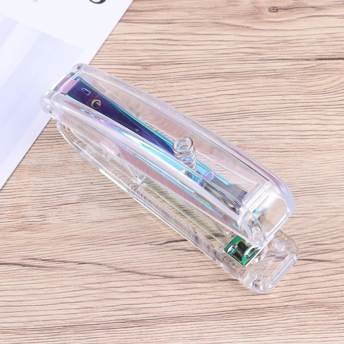 1pcs Gift Stapler Desktop Classic Design Office School Home Use Portable Stapling Machine With Staples Desk Tool For Paper