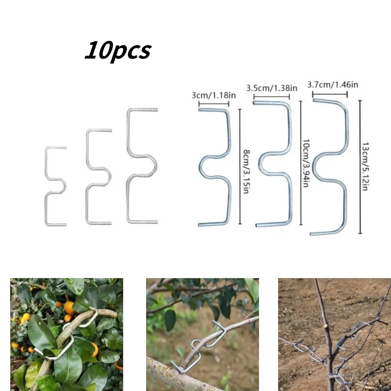 

Фиксатор в форме ветки фруктового дерева, садовый двор, держатель для деревьев, тренажеры для растений, M-образные инструменты для гибки ветвей из стальной проволоки
