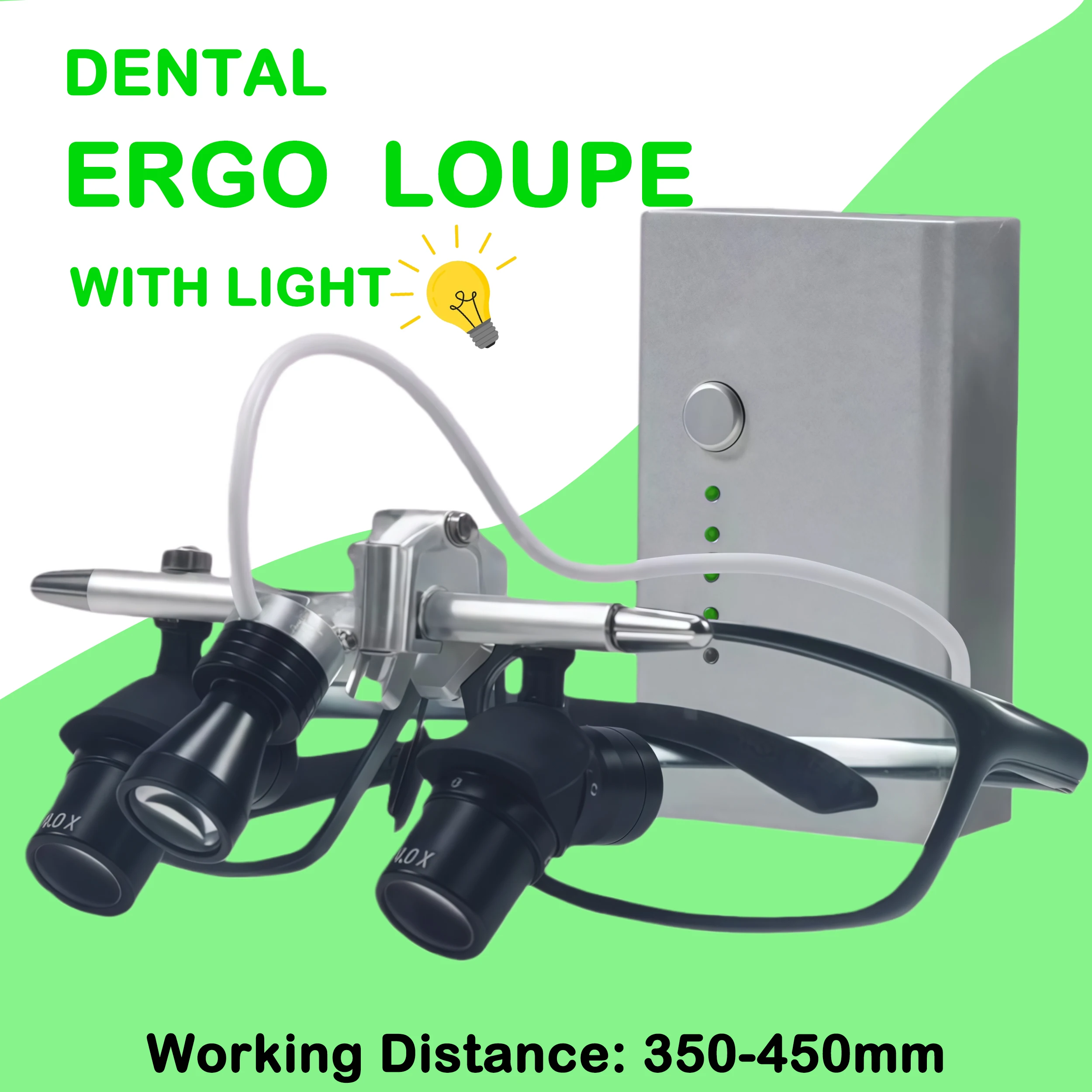 

Стоматологические Ergo Loupes 48. ° Оптическая угловая структура 4X/6X увеличительное стекло со светодиодной хирургической линзой мощностью 5 Вт, вилка европейского/американского стандарта