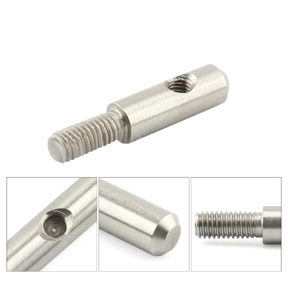 Stainless Steel Antenna Adaptor 38mm for Touring FLHT FLTR Ultra 1989-UP Designed for Durable Use and Enhanced Signal Reception