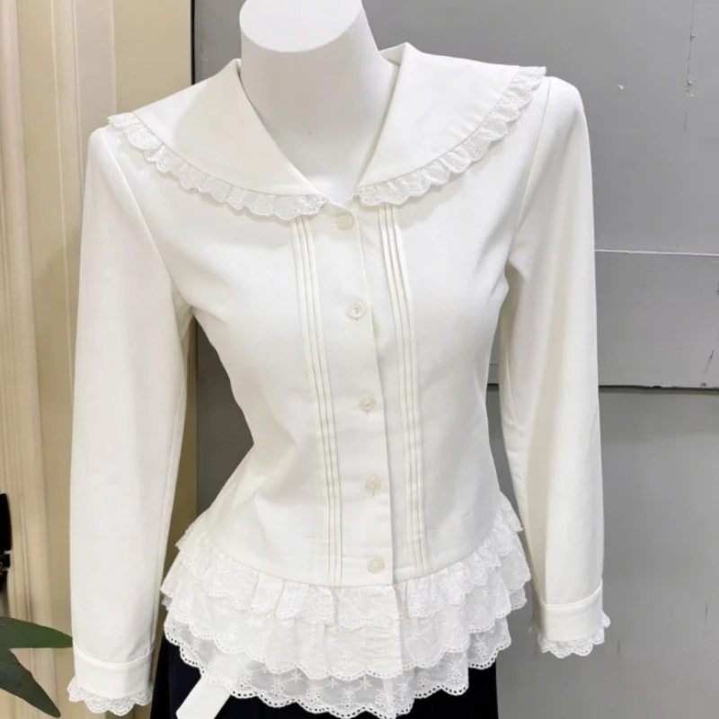 

Korean Fashion Solid Casual Long Sleeve Tops Women Cute Slim Fit Summer T Shirts Y2K Aesthetic Harajuku Daily Female Tees