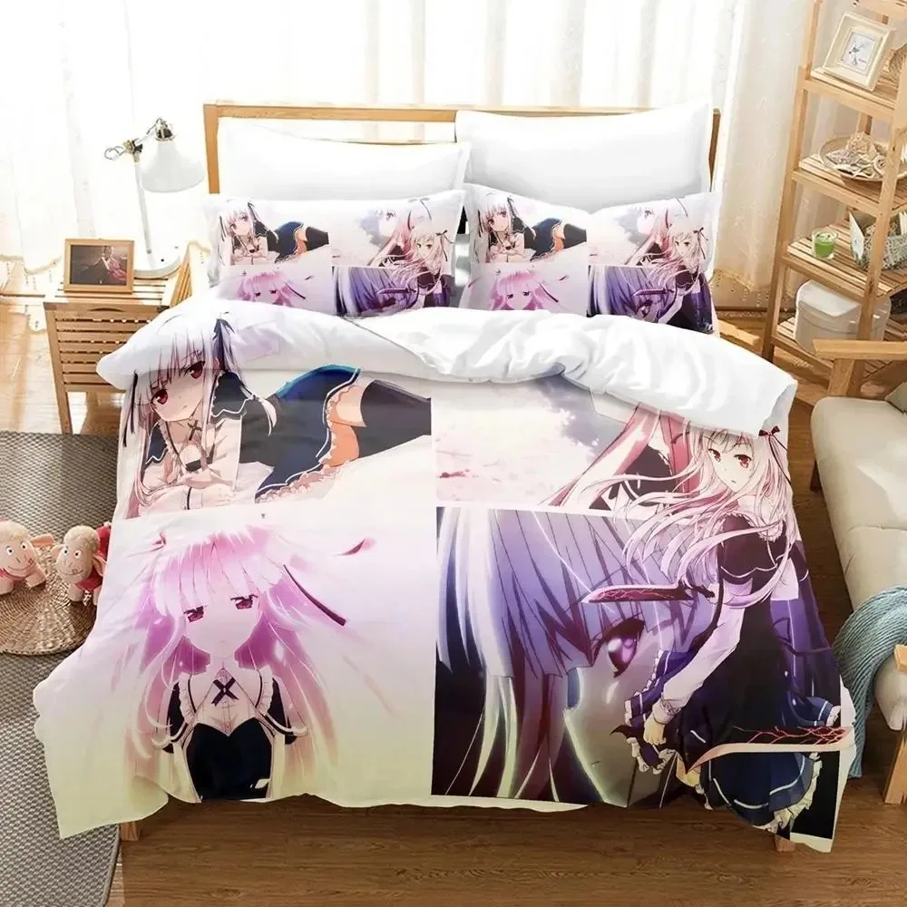 Kawaii Anime Absolute Duo Bedding Set Bedroom Soft Modern Bedspreads Comefortable Kids Duvet Cover Quilt Cover And Pillowcase