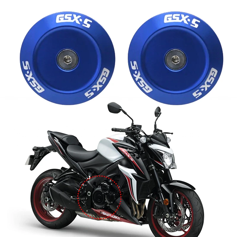 

Hole Plugs Insert End Caps For Suzuki GSXS-1000F GSX-S1000 2015-2022 GSX-S1000GT Motorcycle Aluminum Frame Hole Cover Caps