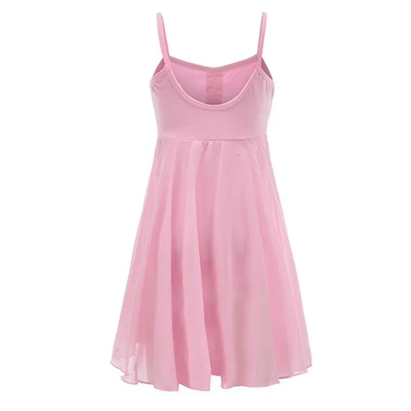 Vestido de ballet para meninas, vestido extravagante para meninas, saia chiffon dance, bailarina de salão, dancewear infantil, camisola