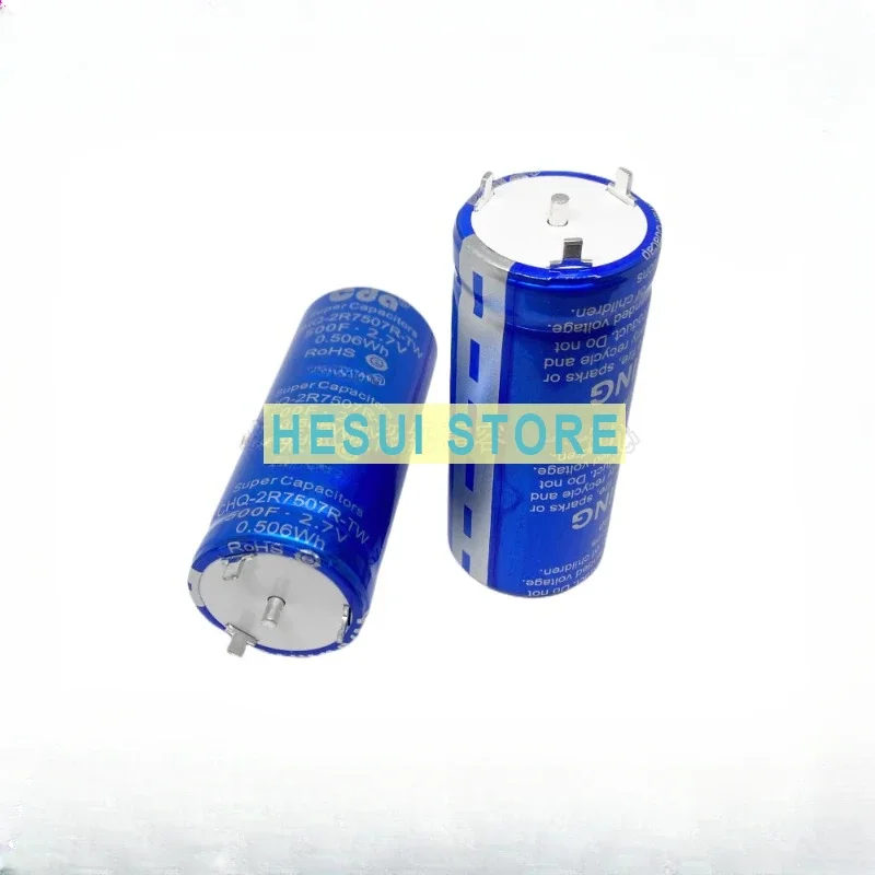 CHQ-2R7507R-TW 2.7V500F Super Farad capacitor 3V500F low internal resistance and high current