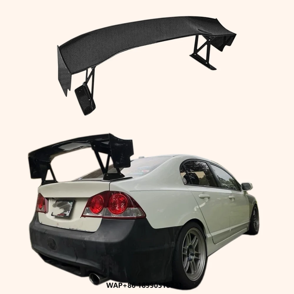 

For FD2 07-11 J1 Type Carbon Fiber Rear GT Spoiler Wing 140cm Length Carbon Fiber Car Spoiler