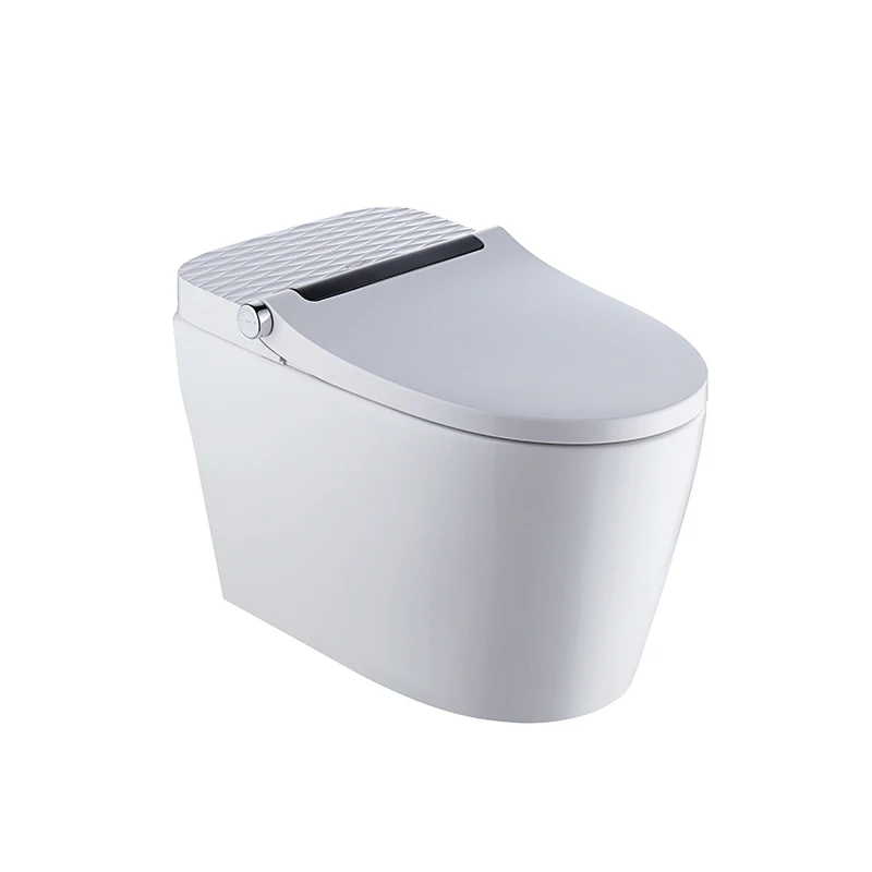 for New design smart toilet intelligent luxury siphon digital black bidet wc set automatic electric commode control smart toilet