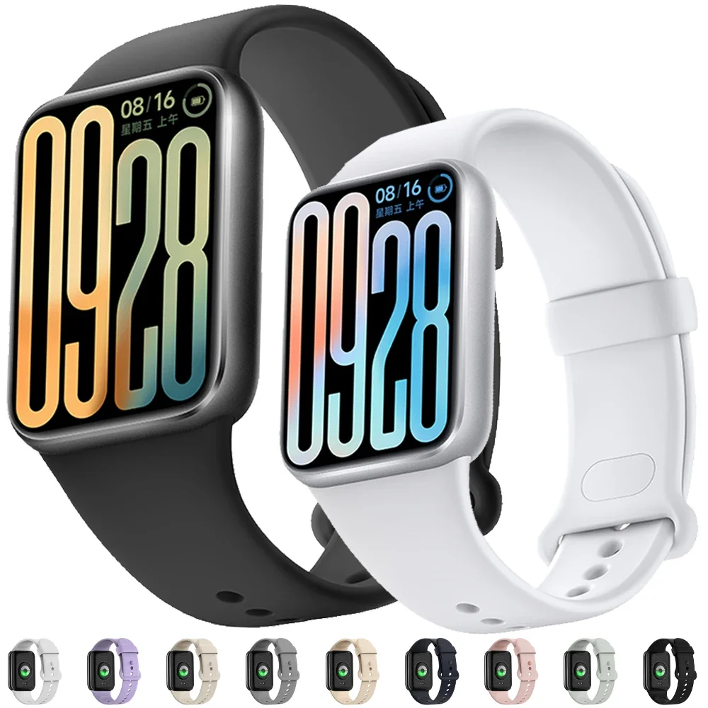 

Silicone Sports Strap for Xiaomi Mi Band 9 Pro Smart Watch Breathable Wristband Correa for Xiaomi Mi Band 9/8 Pro/Redmi Watch 4