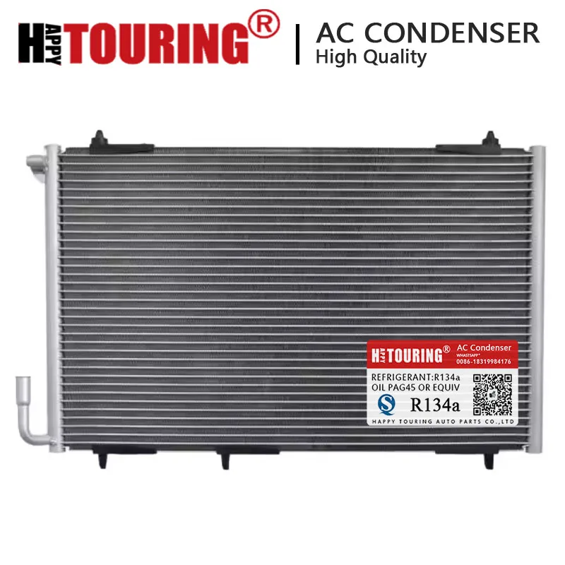 AC Air Conditioning Condenser for Peugeot 206 CC 610161180 6455CH 6455CJ 6455FY 6455W6 6455W7 6455X9 6455Y0 96375239 96375240