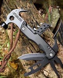 Survival Folding Pliers Multi Functional Knife Universal  Wrench Hammer Multitool Pocketknife Tools Bucket Camping Supplies