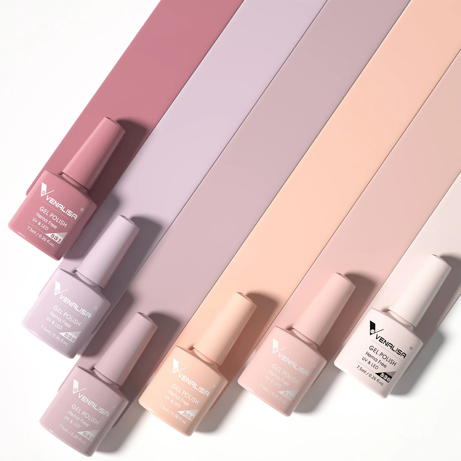 Venalisa Nagel-Gel-Nagellack, Herbstfarbe, TPO-frei, Herbstsaison, Gel-Nagellack-Set, Soak Off UV-LED, semi-permanentes Nagelgel, 6 Stück/Set – Detail 14