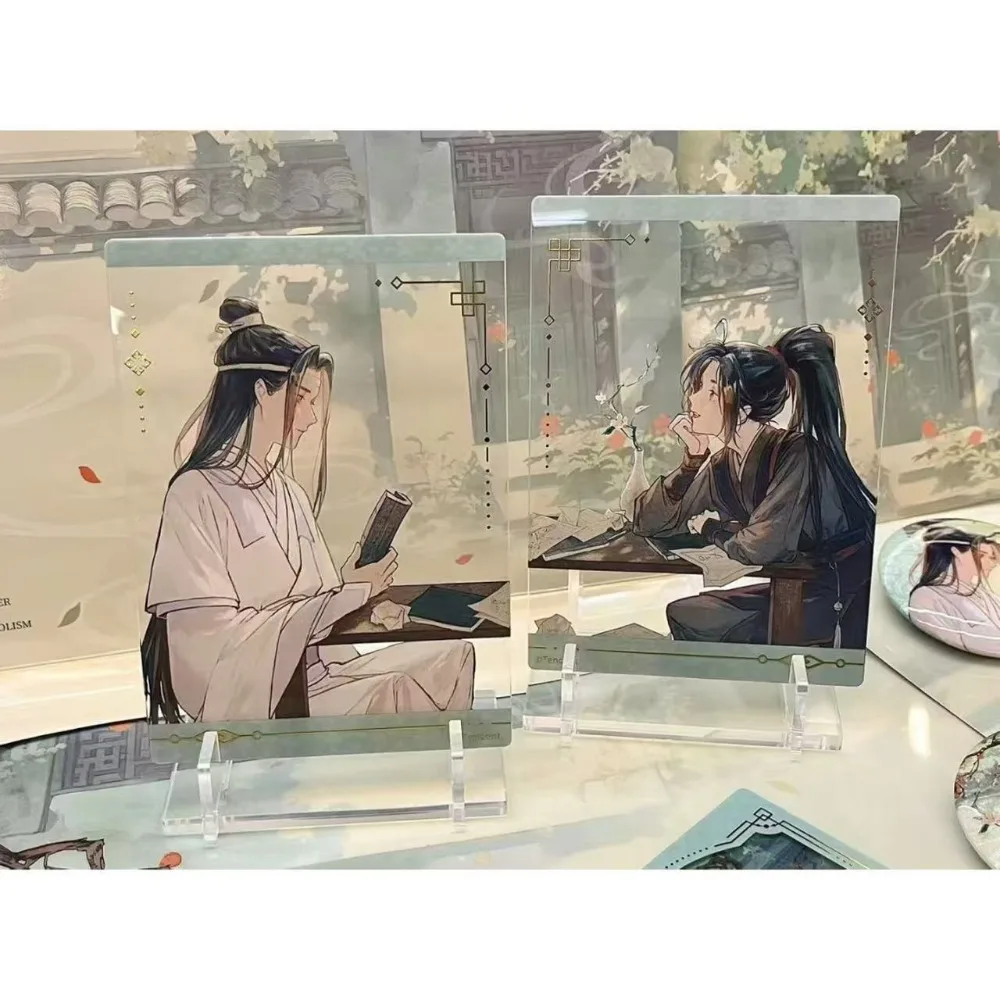

Anime Mo Dao Zu Shi Acrylic Transparent Card Decoration Gift Wei Wuxian Lan Wangji Fan Collection Photo Taking Check-in Gift