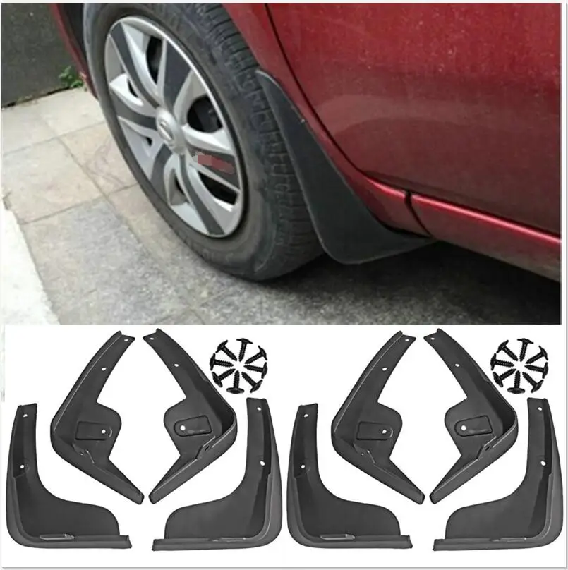 

Accessories FIT FOR 2007 2008 2009 2010 2011 FOR NISSAN VERSA / TIIDA HATCH MUD FLAPS SPLASH GUARDS MUDGUARDS