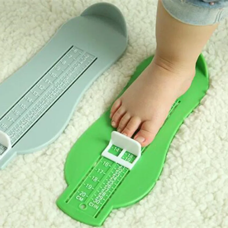 1Pc Baby Foot Measuring Gauge, Infant Toddler Shoe Size Ruler Tool Random Color Foot Measure