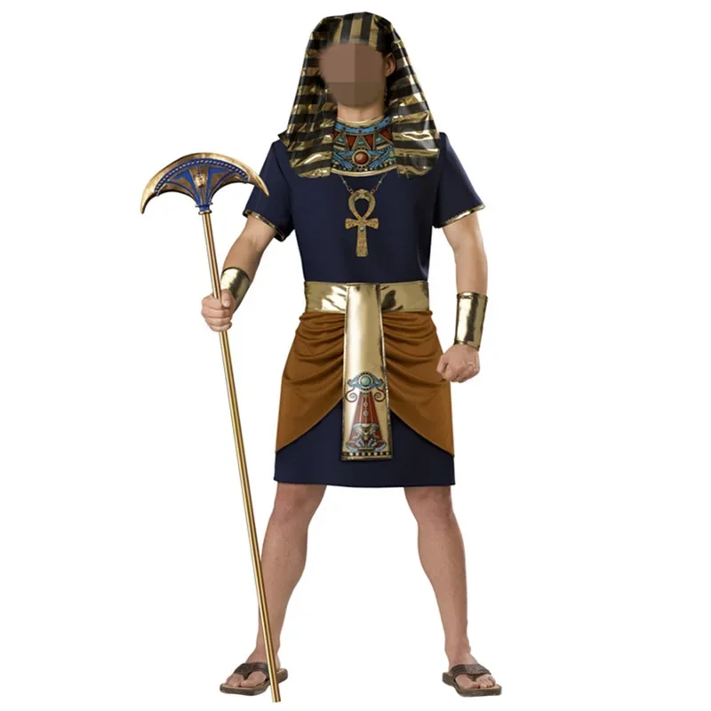 

Halloween Exotic Adult Sexy Men Egyptian Style Suit Cool Cosplay Costume