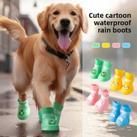 Medium  large dog rain shoes waterproof and anti-dog shoes pet anti-dirt artifact golden retriever corgi foot cover summer out
